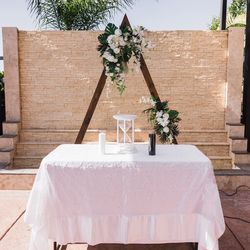 Triangle Wedding Arch