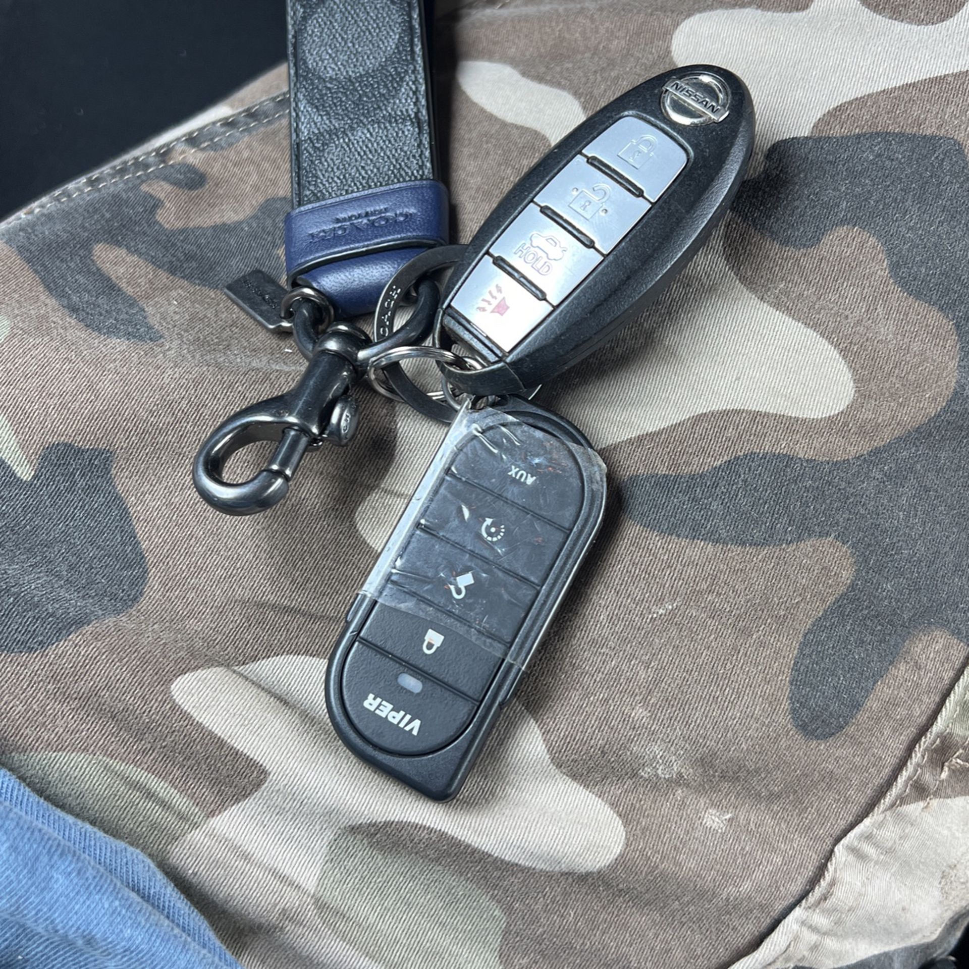 Nissan Altima Push To Start Key Fob And Viper 3 Way Pager
