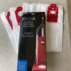 Riccar 6 Genuine HEPA Media Vacuum Bags - RMH-6.2