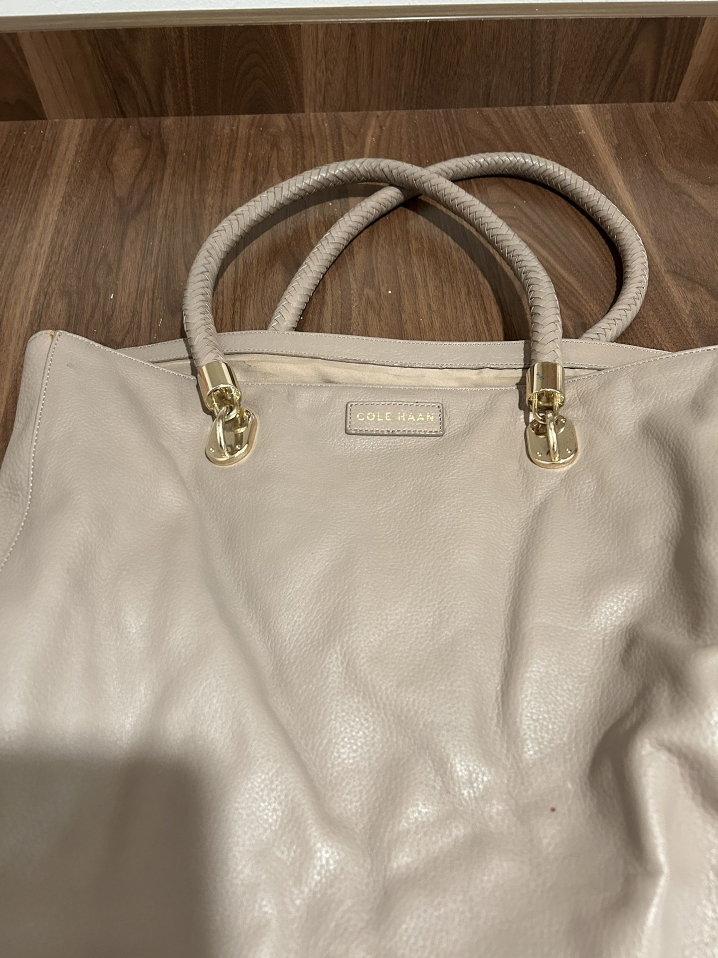 Cole Haan Cream Large Tote