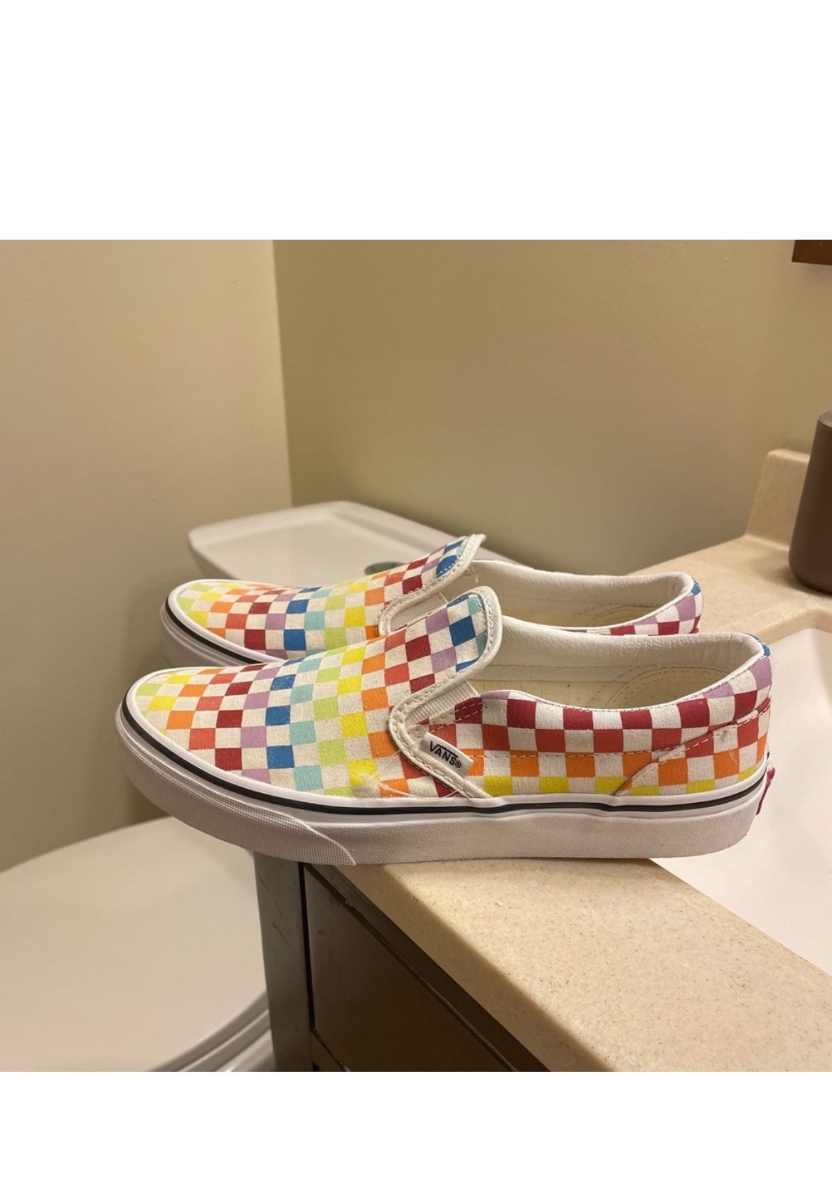 Vans Kids Classic Slip-On Checkerboard Shoe