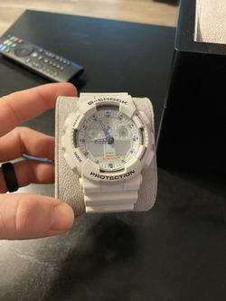 White G-Shock $100