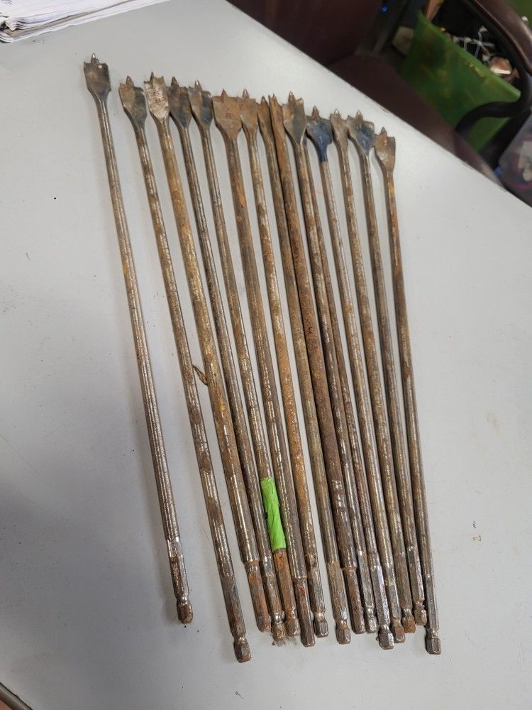 Spade Bits Diffeent Sizes