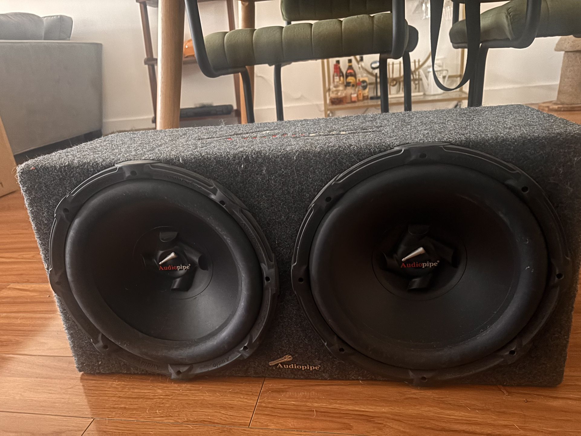 Audiopipe dual 12” subwoofer