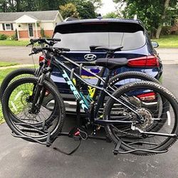 Brand New $99 Heavy-Duty (2 Bike Rack) Wobble Free Tilt Electric Bicycle Carrier 160 lbs Max, 2” Hitch