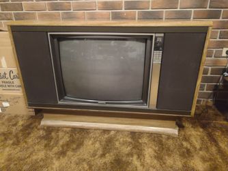 Vintage 27-inch CRT Magnavox Console TV
