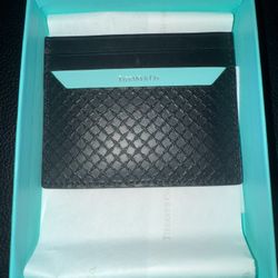Tiffany & Co Black And Teal Card Holder  200 OBO 