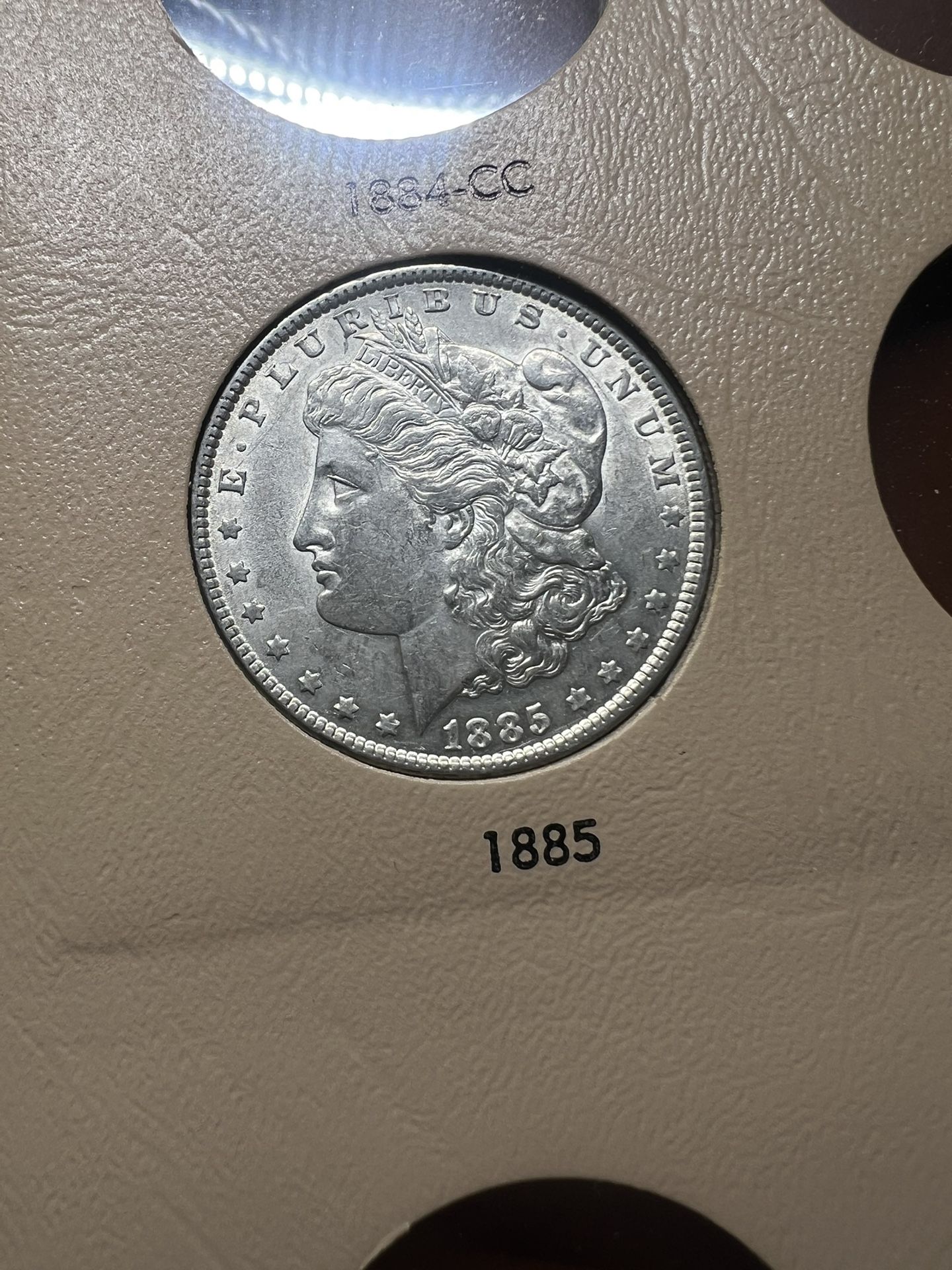 1885 Morgan Silver Dollar