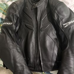 Motorcycle jacket. 