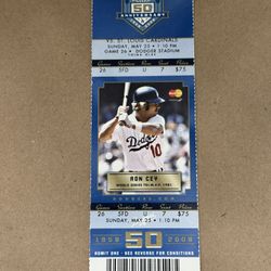 2008 CLAYTON KERSHAW MLB DEBUT Rookie & 1ST STRIKEOUT FULL Game TICKET DODGERS 5/25/08