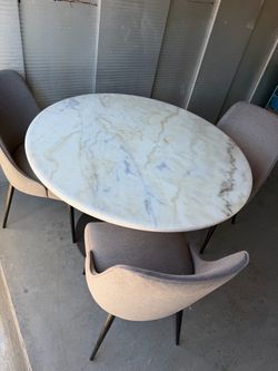 Marble table