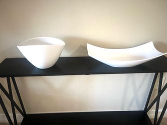 White Ceramic Decor Bowls