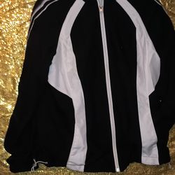 Girls jacket black jacket size sm, and army green hoodie size medium $3 each