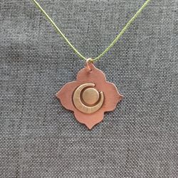 Chakra Like Pendant Necklace 