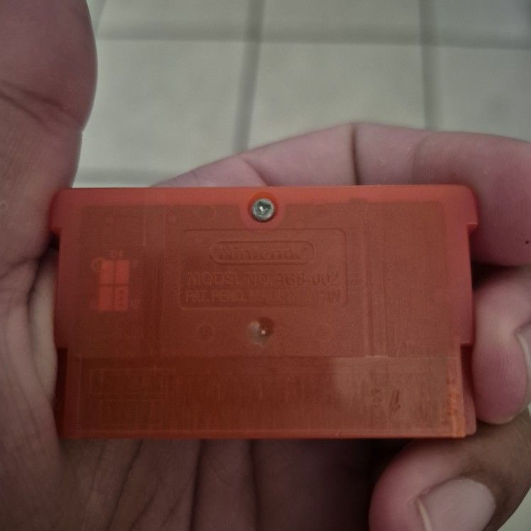 Authentic Pokémon Fire Red( Loose/ Minor Dented Cartridge)