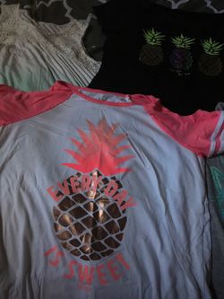 Girls tops size 18/20 - Justice Brand - 4 total