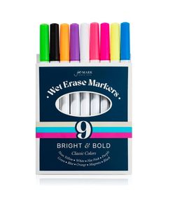 NEW! Wet Erase Markers for Writing on Glass Windows, Plastic Containers & Transparent Overlays (3 available)