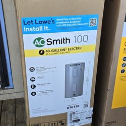 40 GALLONS ELECTRIC WATER HEATER 1 YEAR WARRANTY GARANTÍA POR ESCRITO 