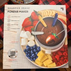 Sharper Image Fondue Maker 