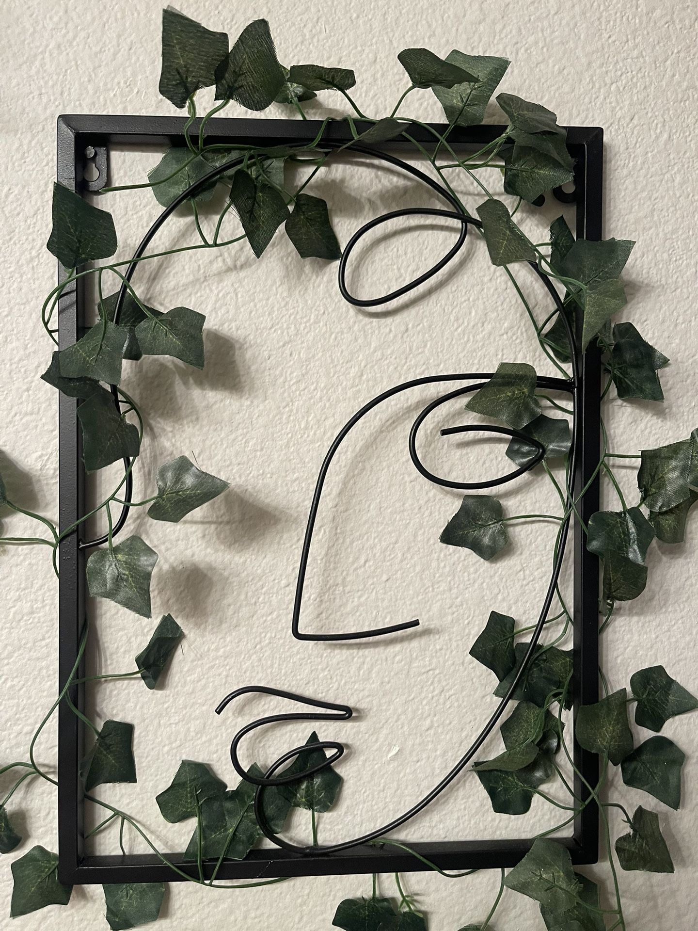 Two Modern Art Face Frames