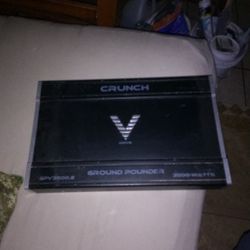 Crunch 3500 Watts Car Audio Amplifier 