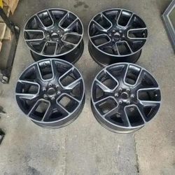 2019 Dodge Ram 1500 22" Alloy Wheels OEM 5YD61TRMAB Part Truck Pick Up Rim Wheel Parts