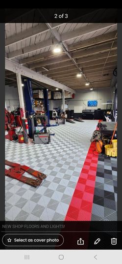 Original swiss track Garage Floor Tiles $5 per square