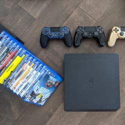 PS4 Slim Bundle With Ton of Games