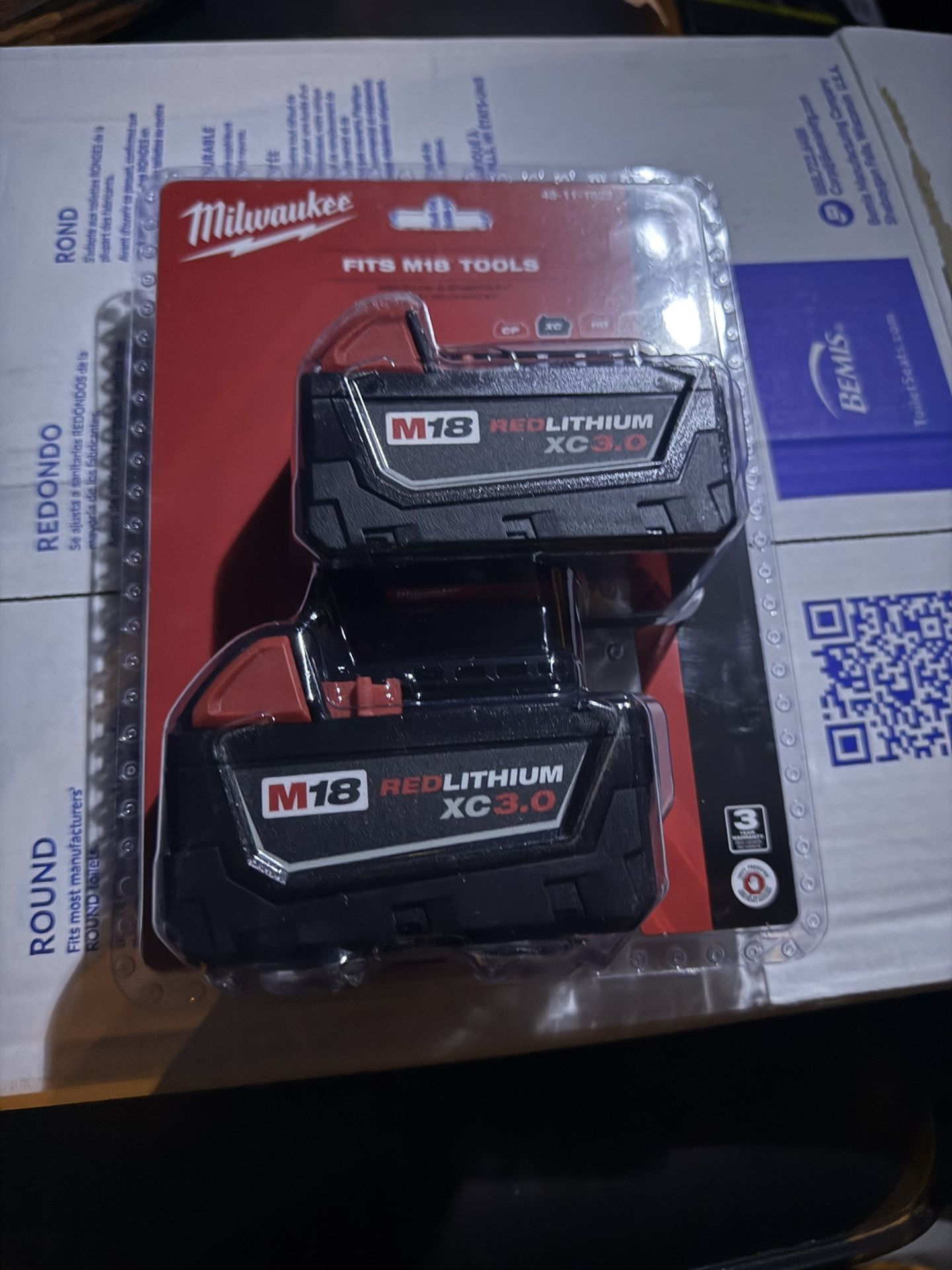 Milwaukee Batteries XC 3.0 Pack Of 2
