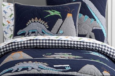 Pottery Barn Kids Bedding - Dinosaur Twin