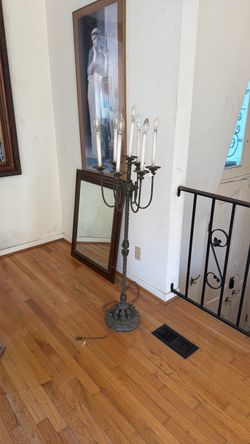 antique standup lamp