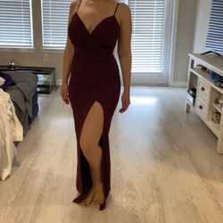 Maroon Long Dress