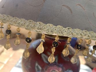 Beautiful hand painted vintage lamp