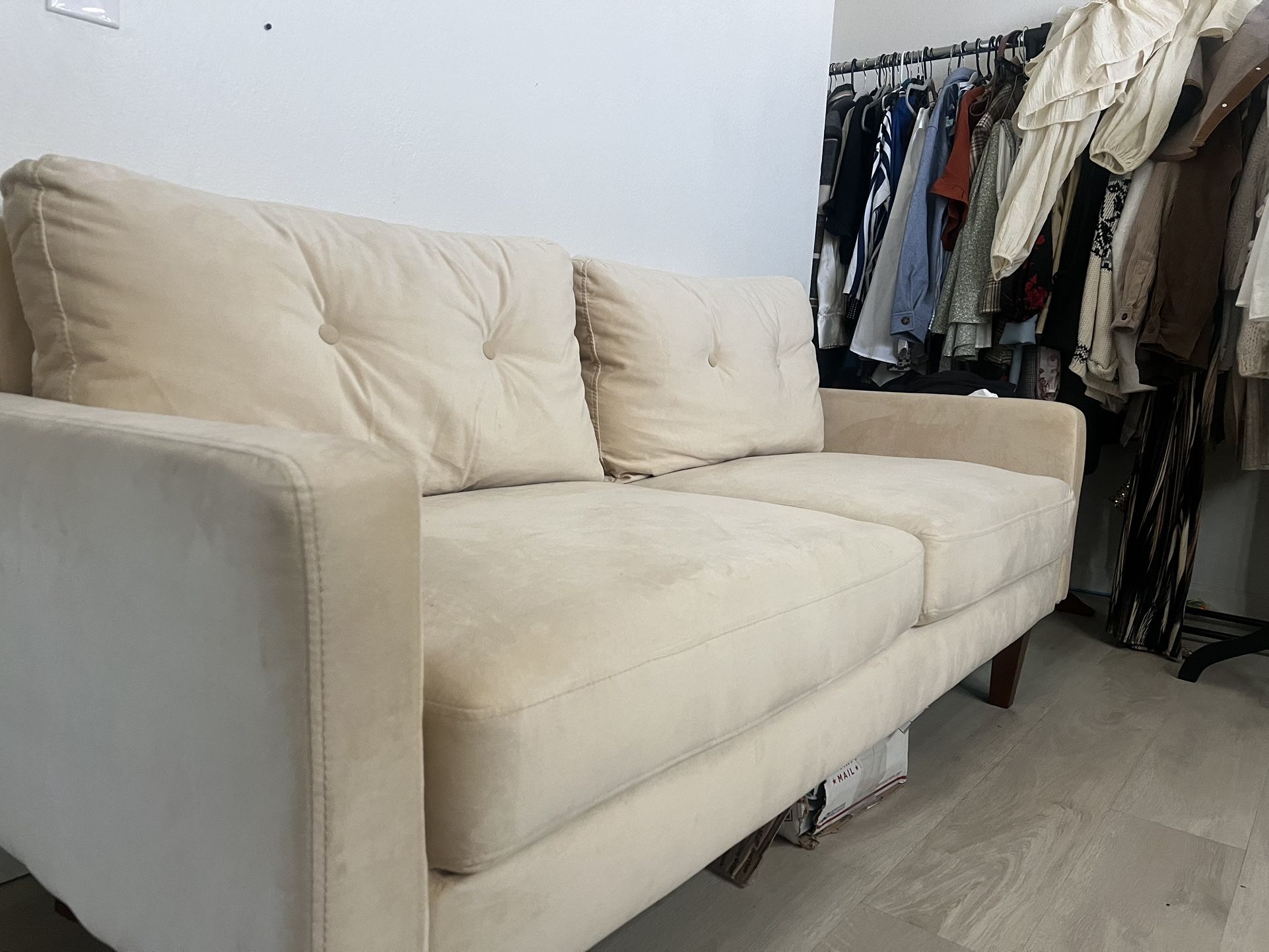 Beige Futon/sofa For Sale 