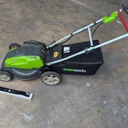 Greenworks 21" Corded Electric Lawn Mower