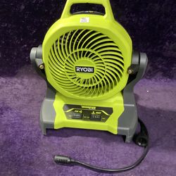 🧰🛠RYOBI ONE+18V Cordless 7-1/2”Bucket Top Misting Fan-DOES NOT MIST(Tool Only)-$35!🧰🛠
