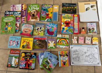 Lot of books games drawing interactive ALL FOR $20