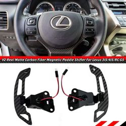 BRAND NEW LEXUS IS RC NX Toyota 86 Subaru BRZ Real Carbon Fiber Replacement Magnetic Paddle Shifter