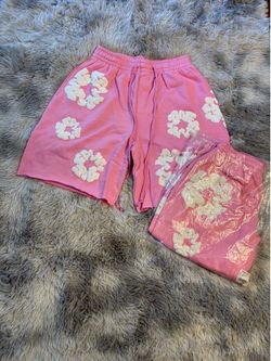 Denim Tear Pink Shorts
