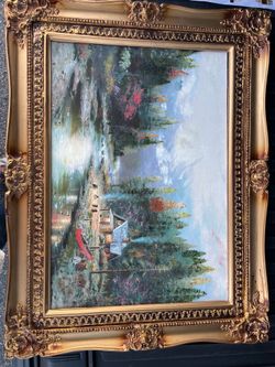 Beautiful wall Art on wood painting