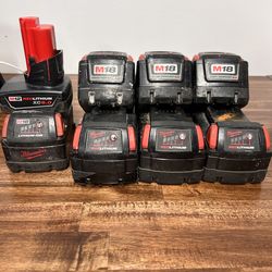 Milwaukee batteries