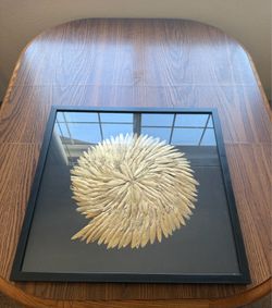 Feather wall art