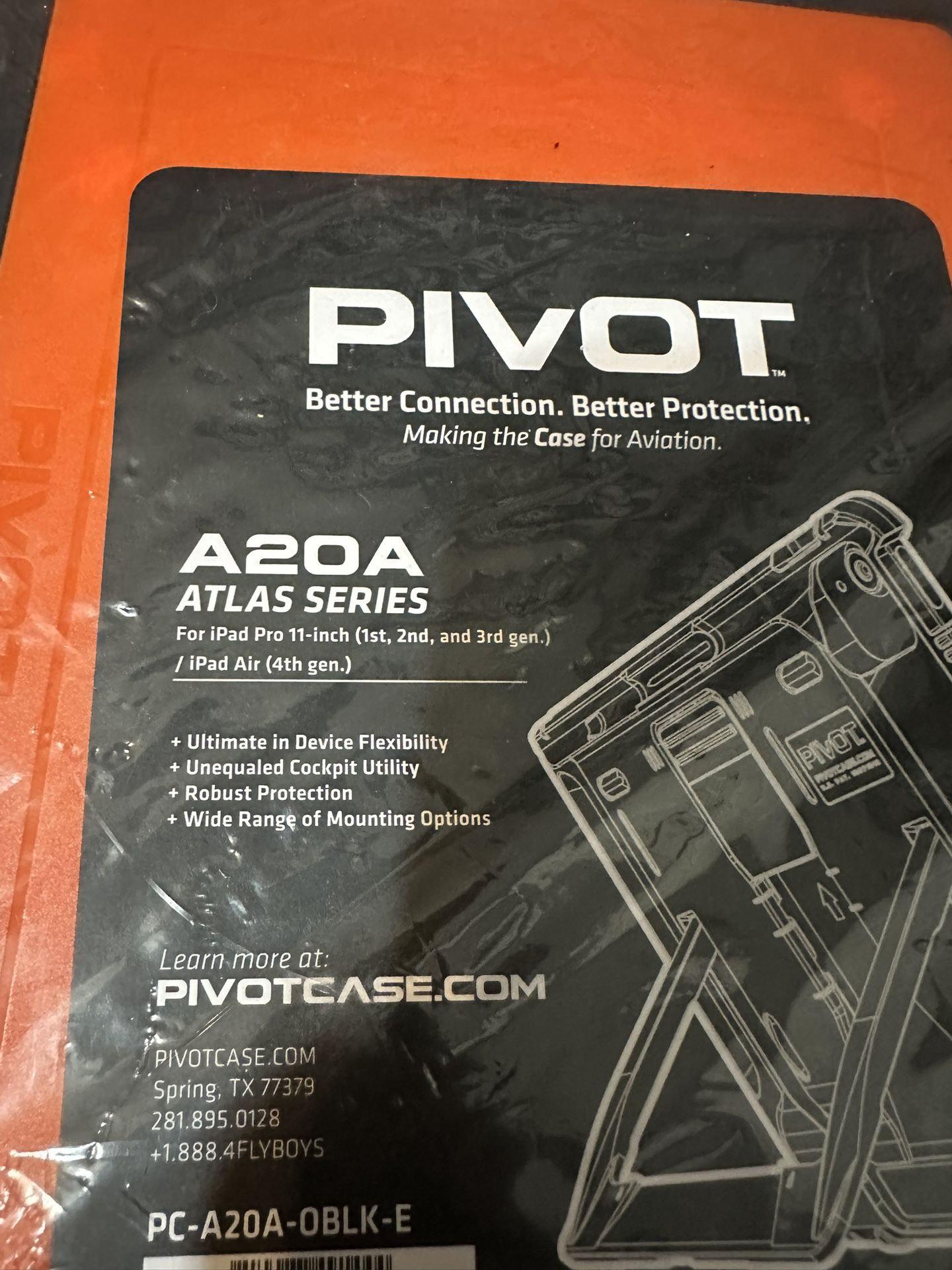 PIVOT A20A and PA-KA20A IPad Case and keyboard