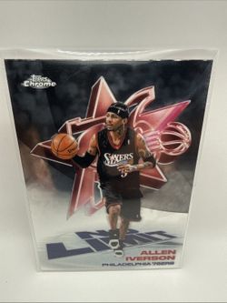 Topps Chrome Update Allen Iverson Philadelphia 76ers 2026 No Limit Insert IP-1