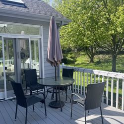 Patio Table & Umbrella