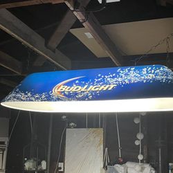 Budweiser BudLight overhead pool light