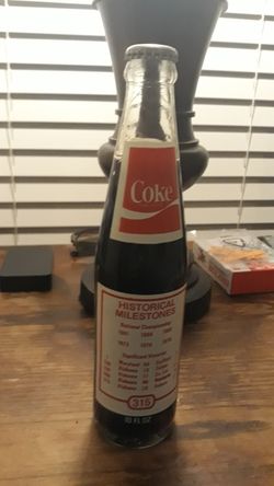 Vintage Coke bottle paul Bear Bryant