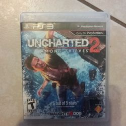 PS3 GAME! Like New! DISC in excellent condition! UNCHARTED 2 AMOUNG THIEVES! IN EXCELLENT CONDITION!