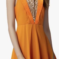 LARGE Women Dumber Orange Dumb Blue Harry And Lloyd Custome 80s90s Movie Sleeveless skirt Halloween Cosplay Vintage Dress