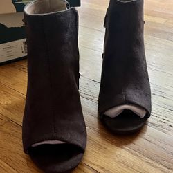 Earth Opened Toe Booties